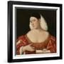 Female Portrait-Bernardino Licinio-Framed Giclee Print
