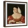 Female Portrait-Bernardino Licinio-Framed Giclee Print