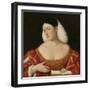 Female Portrait-Bernardino Licinio-Framed Giclee Print