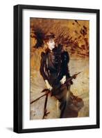 Female Portrait-Giovanni Boldini-Framed Giclee Print