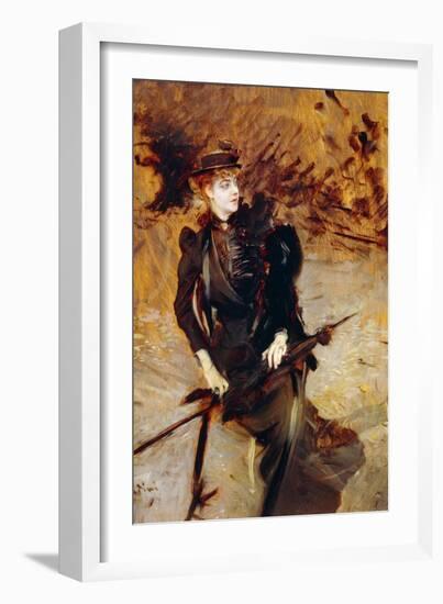 Female Portrait-Giovanni Boldini-Framed Giclee Print