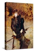 Female Portrait-Giovanni Boldini-Stretched Canvas