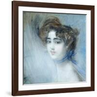 Female Portrait-Giovanni Boldini-Framed Giclee Print