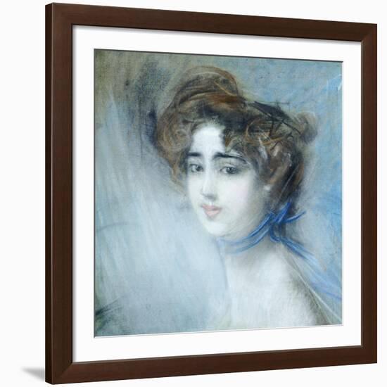 Female Portrait-Giovanni Boldini-Framed Giclee Print