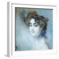 Female Portrait-Giovanni Boldini-Framed Giclee Print