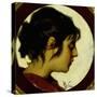 Female Profile-Aleardo Villa-Stretched Canvas