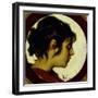 Female Profile-Aleardo Villa-Framed Giclee Print