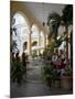 Female Reed Trio Playing to Diners at the Santo Angel Restaurant, Plaza Vieja, Old Havana-John Harden-Mounted Photographic Print