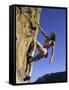 Female Rock Climber-null-Framed Stretched Canvas