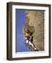 Female Rock Climber-null-Framed Photographic Print