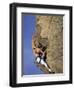 Female Rock Climber-null-Framed Photographic Print