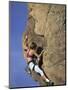 Female Rock Climber-null-Mounted Photographic Print
