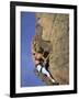 Female Rock Climber-null-Framed Photographic Print