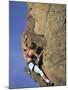 Female Rock Climber-null-Mounted Photographic Print