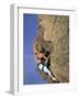 Female Rock Climber-null-Framed Photographic Print