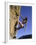 Female Rock Climber-null-Framed Photographic Print