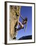 Female Rock Climber-null-Framed Photographic Print