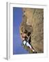 Female Rock Climber-null-Framed Photographic Print