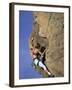 Female Rock Climber-null-Framed Photographic Print