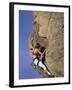 Female Rock Climber-null-Framed Photographic Print