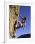 Female Rock Climber-null-Framed Photographic Print