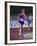 Female Runner Competing in a Track Race-null-Framed Photographic Print