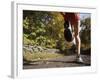 Female Runner Out on the Trails-null-Framed Photographic Print