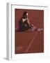 Female Runner Takinfg a Break During Training-null-Framed Photographic Print