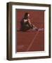 Female Runner Takinfg a Break During Training-null-Framed Photographic Print