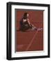 Female Runner Takinfg a Break During Training-null-Framed Photographic Print