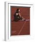 Female Runner Takinfg a Break During Training-null-Framed Photographic Print