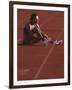 Female Runner Takinfg a Break During Training-null-Framed Photographic Print