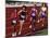 Female Runners Competing in a Track Race-null-Mounted Photographic Print