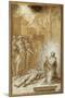 Female Saint Praying by the Body of a Dead Man-Camillo Procaccini-Mounted Giclee Print