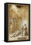 Female Saint Praying by the Body of a Dead Man-Camillo Procaccini-Framed Stretched Canvas