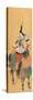 Female Samurai Warrior Tomoe Gozen-Japanese School-Stretched Canvas