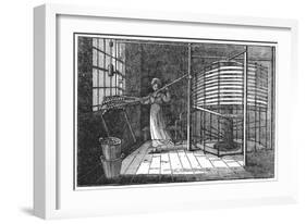 Female Silk Worker, Spitalfields, London, 1833-null-Framed Giclee Print