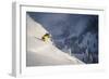 Female Skier In Utah-Liam Doran-Framed Photographic Print