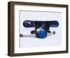 Female Snowboarder Collapsed after a Run, New York, USA-Paul Sutton-Framed Photographic Print