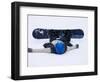 Female Snowboarder Collapsed after a Run, New York, USA-Paul Sutton-Framed Photographic Print