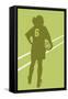 Female soccer player-null-Framed Stretched Canvas