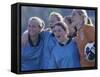 Female Soccer Team Standing Together-null-Framed Stretched Canvas