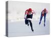 Female Speed Skaters in Action-null-Stretched Canvas