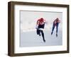 Female Speed Skaters in Action-null-Framed Photographic Print