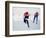 Female Speed Skaters in Action-null-Framed Photographic Print