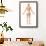 Female Standing, with Skeletal Bones Superimposed, Rear View-null-Framed Art Print displayed on a wall