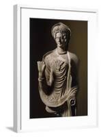 Female Statue in Terracotta from Lavinio, Lazio, Italy, Latin-null-Framed Giclee Print