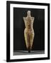 Female Statuette, Neolithic Idol, Terracotta, from Cucuteni, Romania-null-Framed Giclee Print