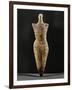 Female Statuette, Neolithic Idol, Terracotta, from Cucuteni, Romania-null-Framed Giclee Print