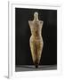 Female Statuette, Neolithic Idol, Terracotta, from Cucuteni, Romania-null-Framed Giclee Print